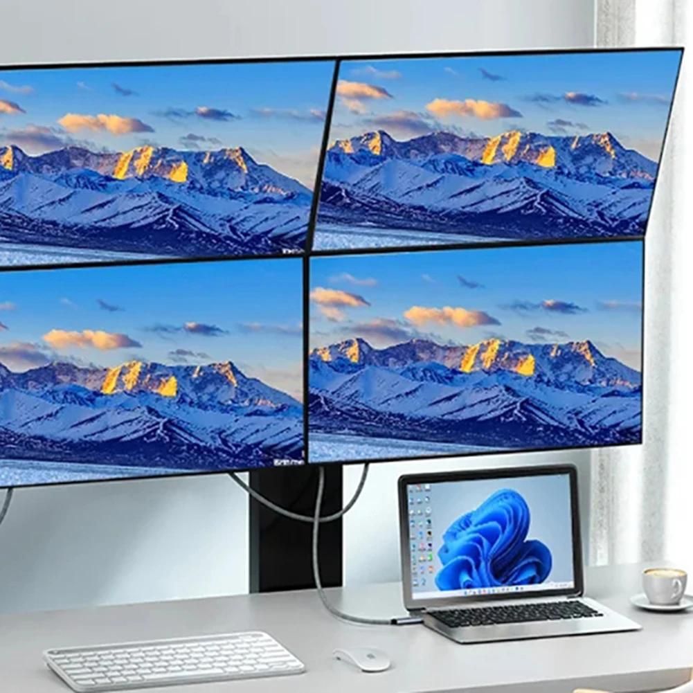 ƺ е USB C-DP ̺, Ʈ 4/3 ȣȯ, 8K @ 60Hz, 4K @ 144Hz, USB C -÷ Ʈ  ̺, 1.8M